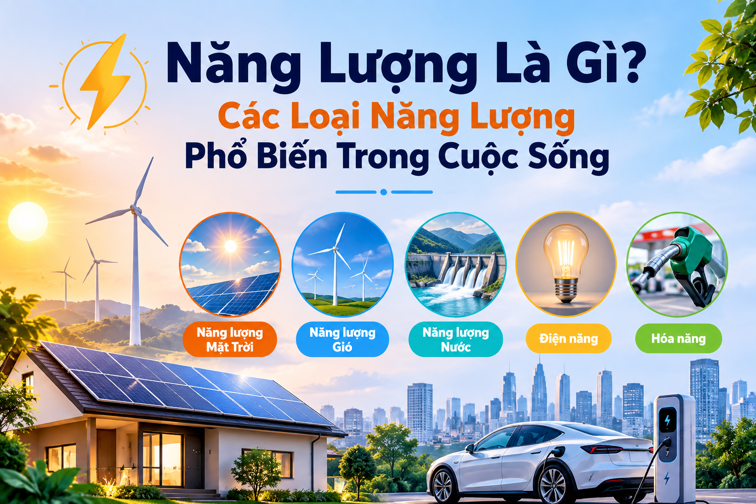 Năng Lượng Là Gì? Các Loại Năng Lượng Phổ Biến Trong Cuộc Sống