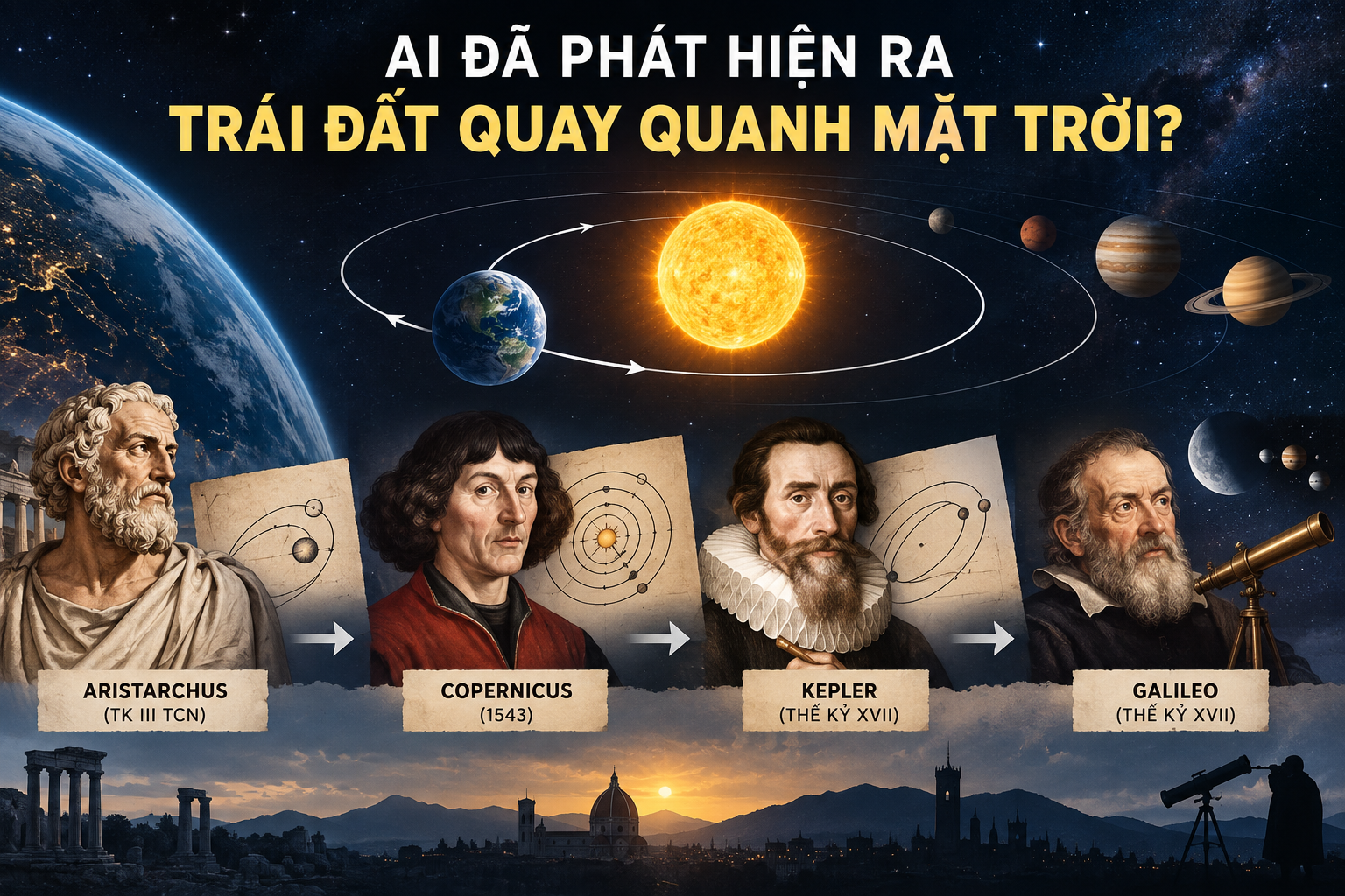 Ai Đã Phát Hiện Ra Trái Đất Quay Quanh Mặt Trời?