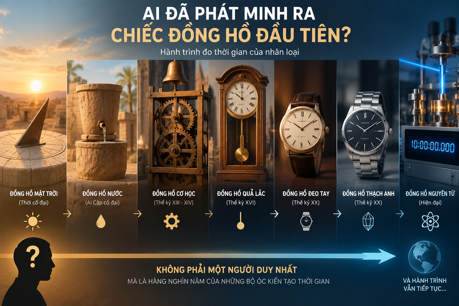 Ai Đã Phát Minh Ra Chiếc Đồng Hồ Đầu Tiên?
