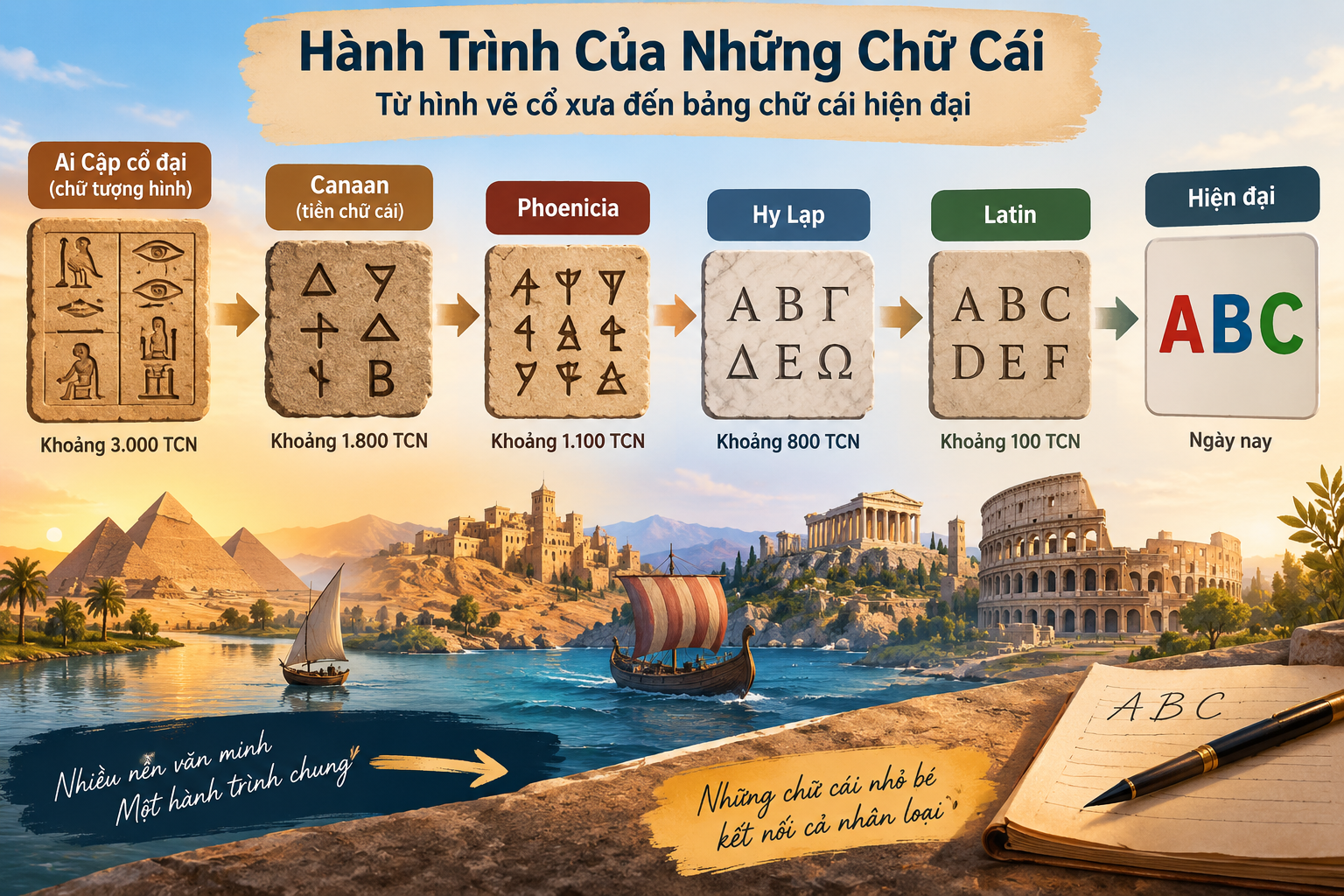 Ai Đã Viết Những Chữ Cái Đầu Tiên Trong Lịch Sử?