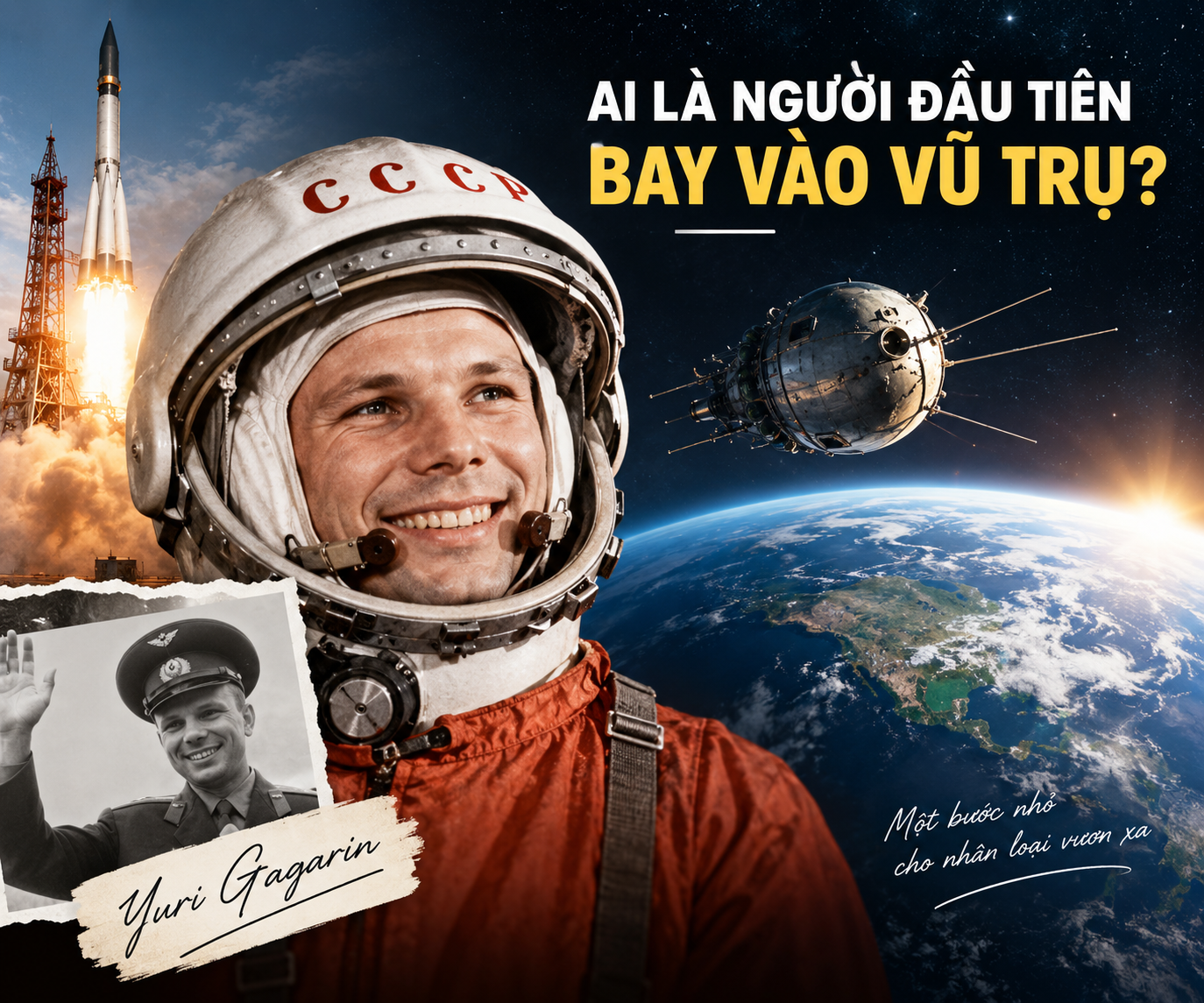 Ai Là Người Đầu Tiên Bay Vào Vũ Trụ?