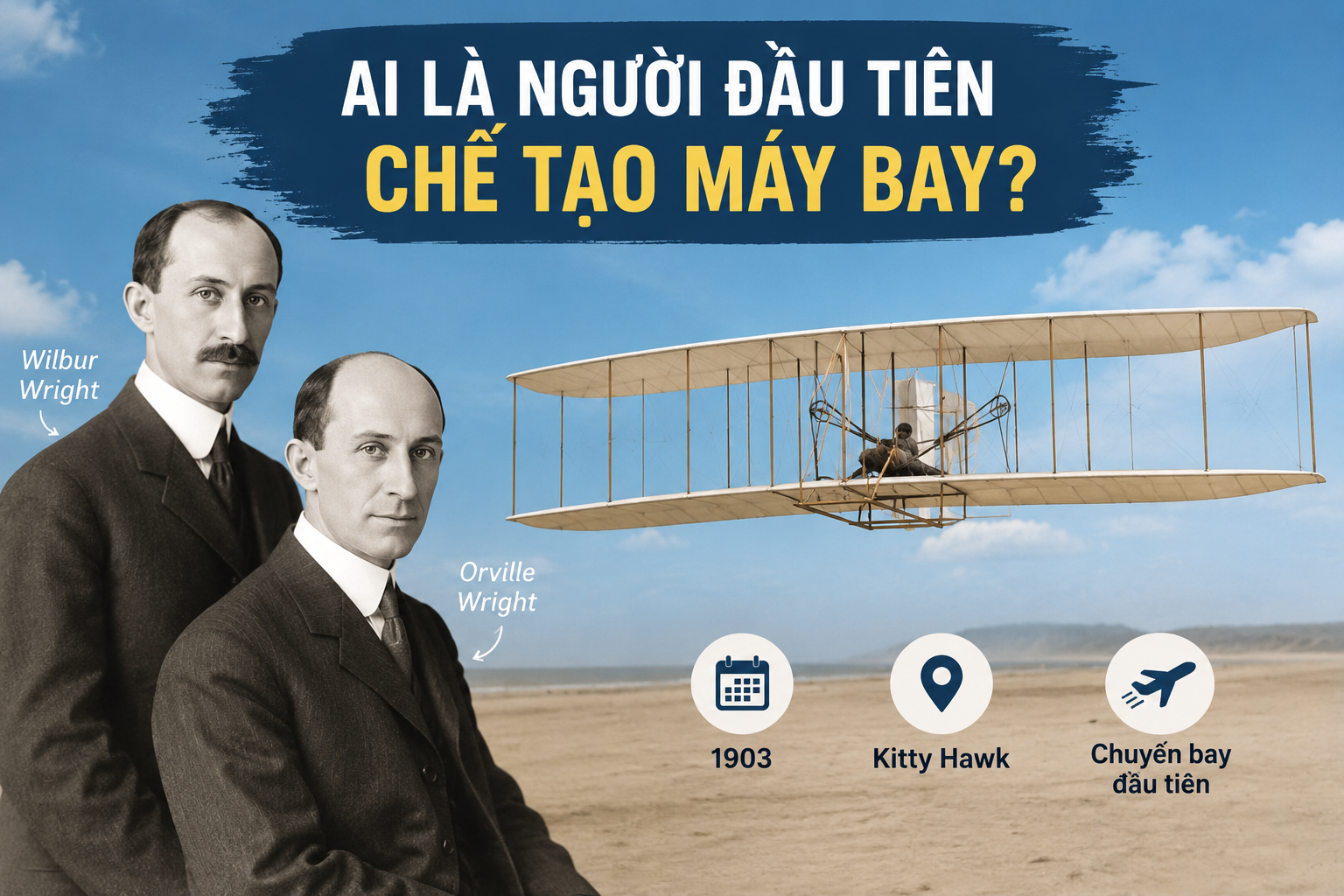 Ai Là Người Đầu Tiên Chế Tạo Máy Bay?