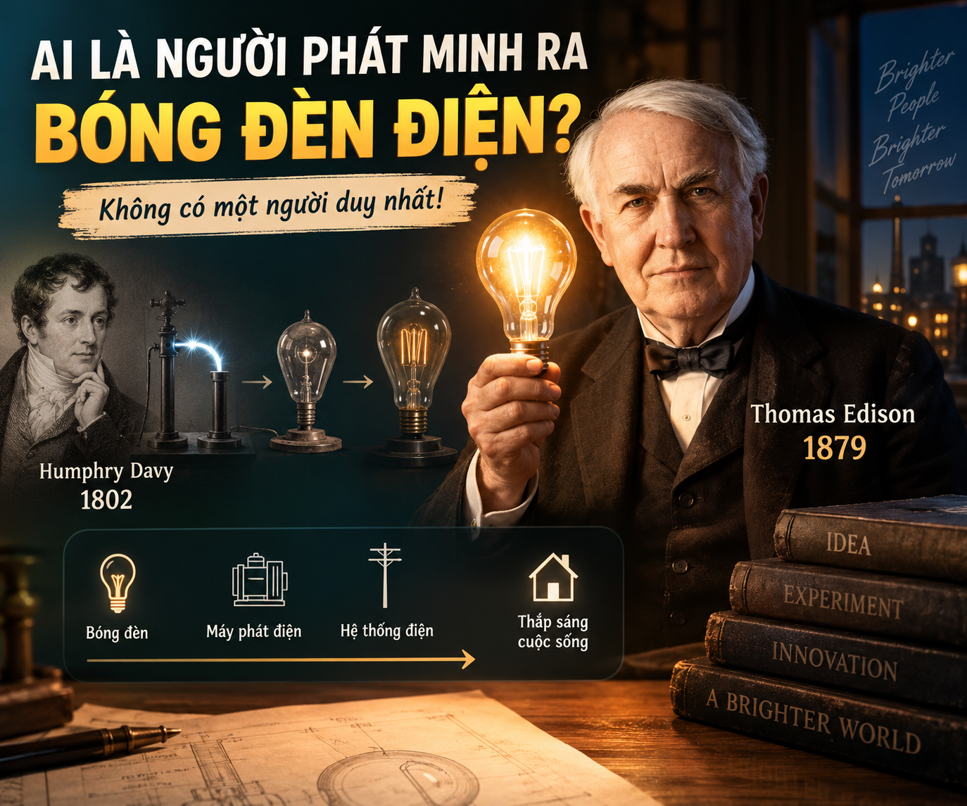 Ai Là Người Phát Minh Ra Bóng Đèn Điện?