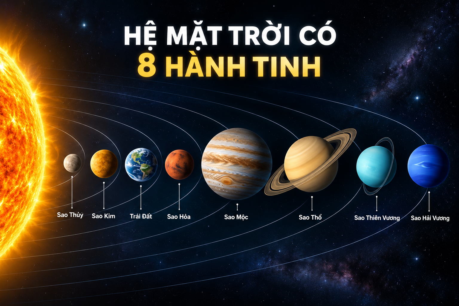 Bao Nhiêu Hành Tinh Có Trong Hệ Mặt Trời?