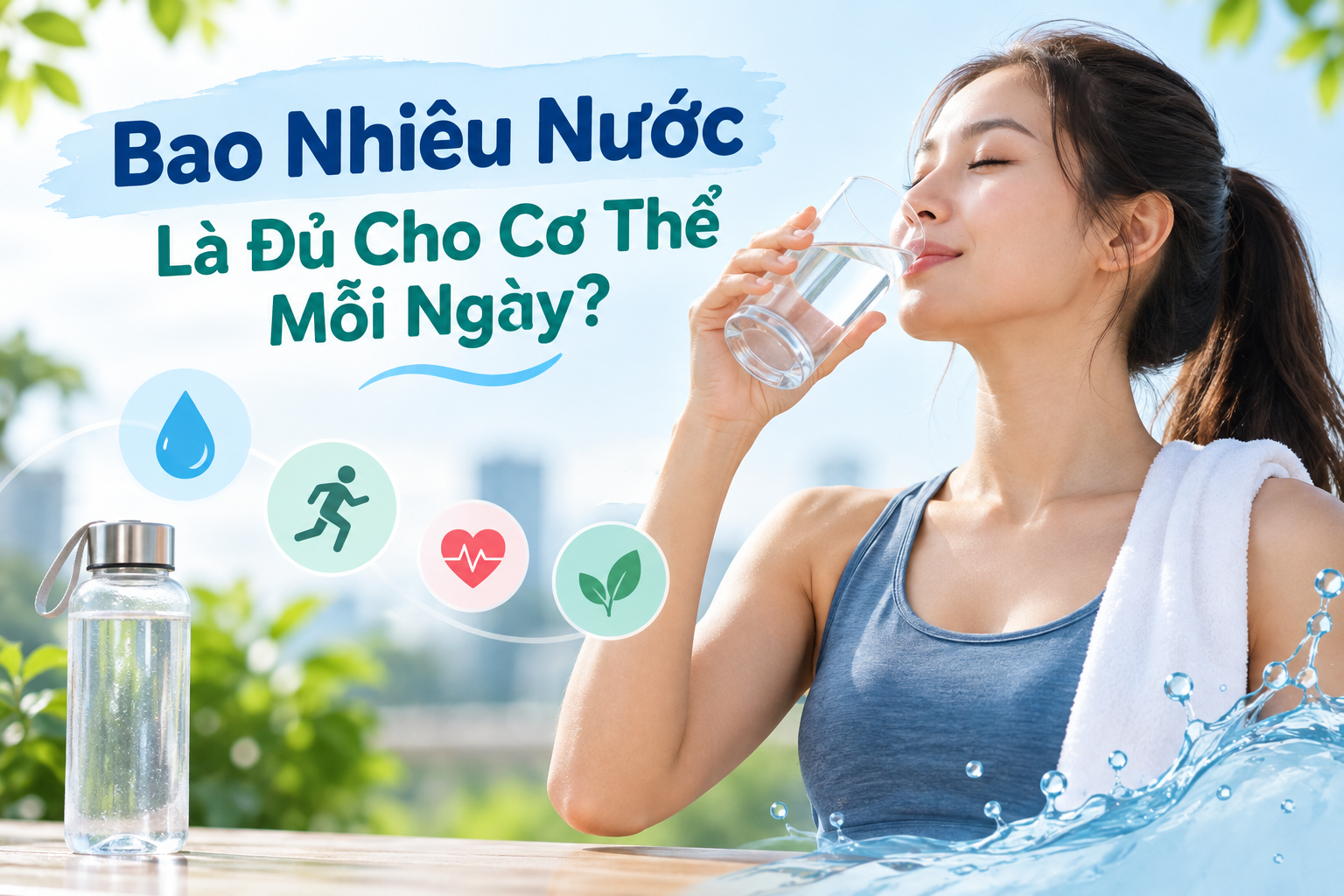 Bao Nhiêu Nước Là Đủ Cho Cơ Thể Mỗi Ngày?