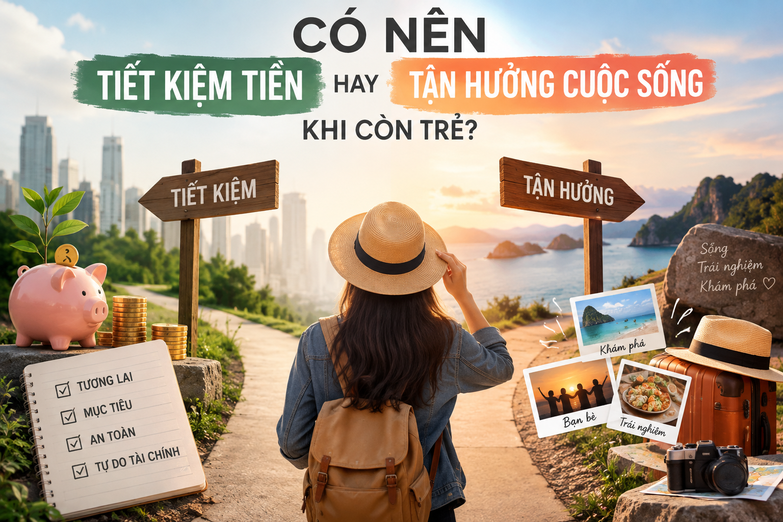 Có Nên Tiết Kiệm Tiền Hay Tận Hưởng Cuộc Sống Khi Còn Trẻ?