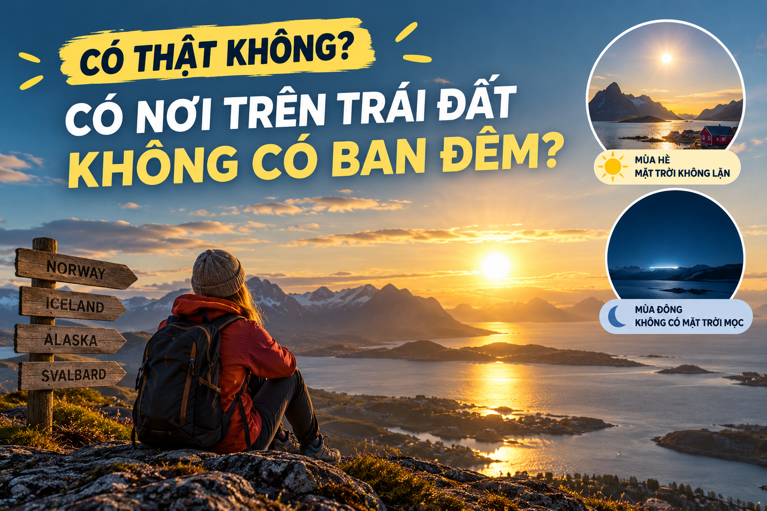 Có Thật Không? Có Nơi Trên Trái Đất Không Có Ban Đêm?