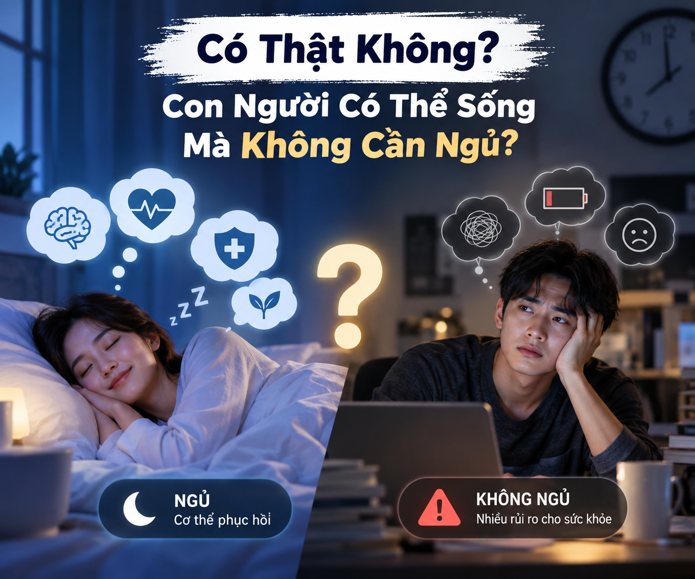 Có Thật Không? Con Người Có Thể Sống Mà Không Cần Ngủ?