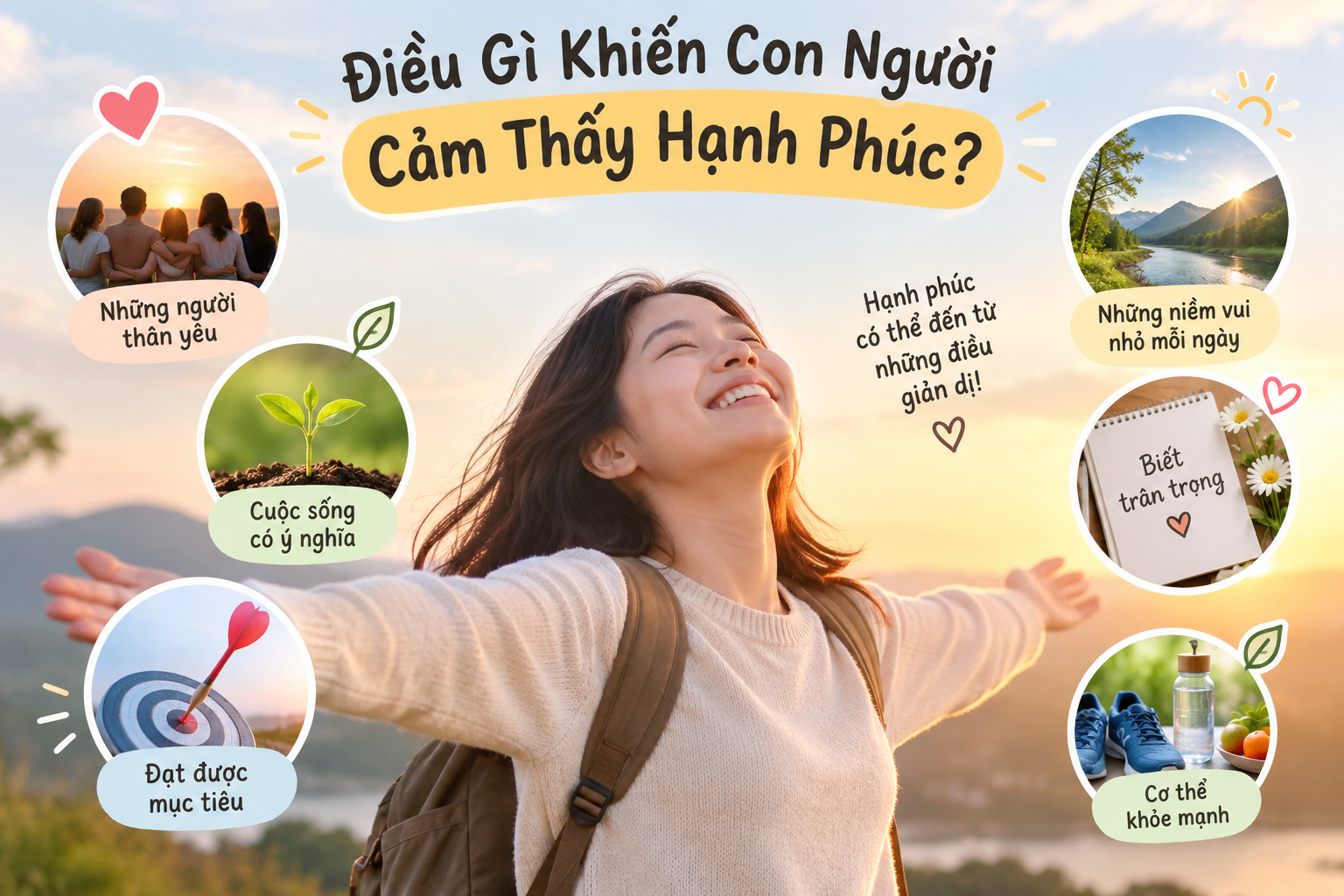 Điều Gì Khiến Con Người Cảm Thấy Hạnh Phúc?