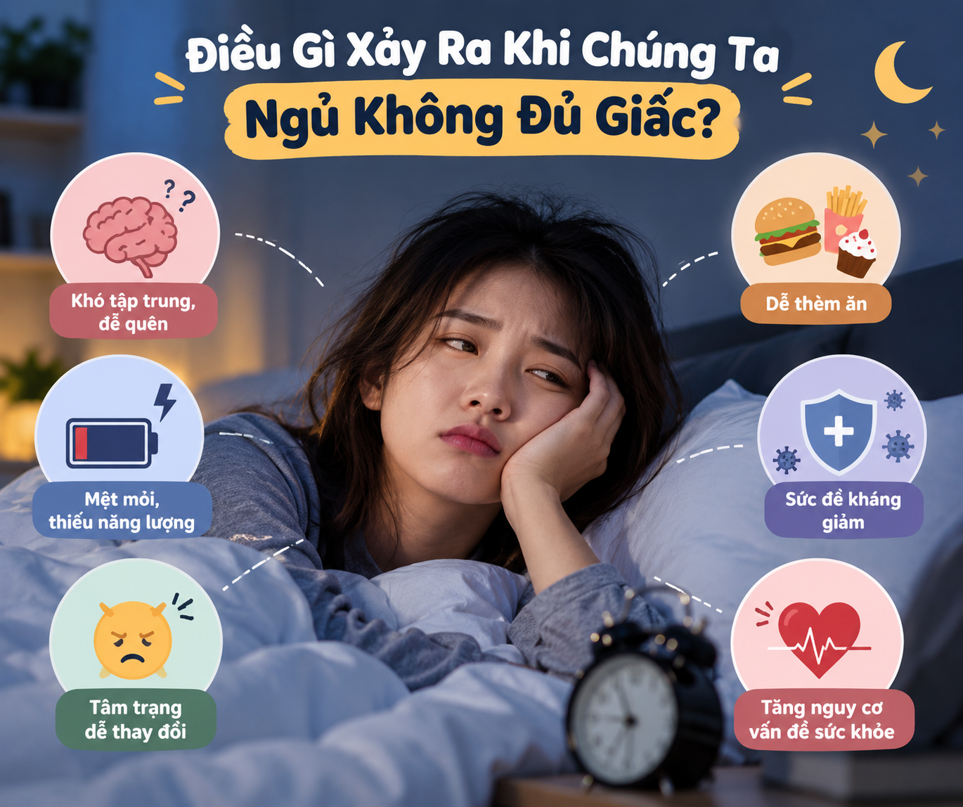 Điều Gì Xảy Ra Khi Chúng Ta Ngủ Không Đủ Giấc?
