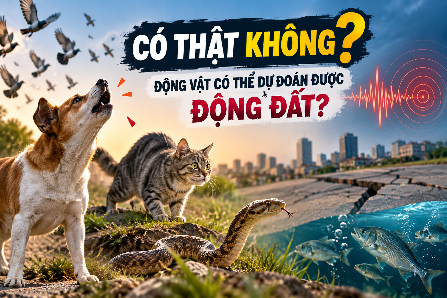 Có Thật Không? Động Vật Có Thể Dự Đoán Được Động Đất?