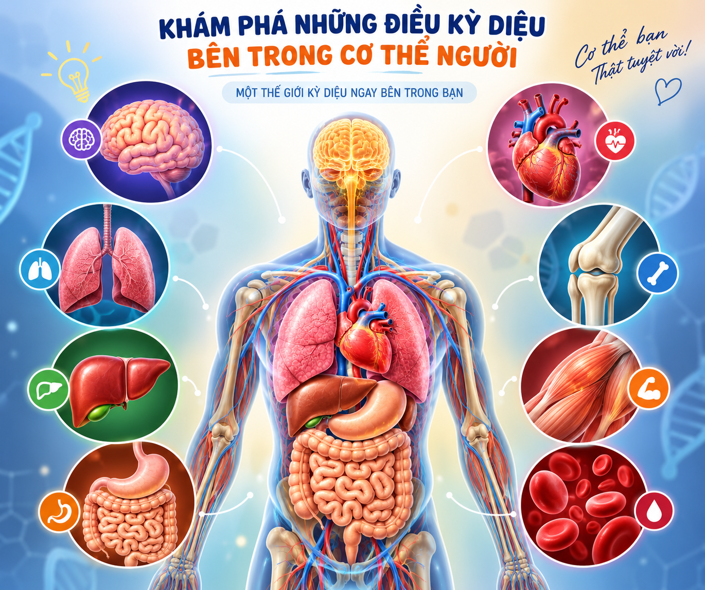 Khám Phá Những Điều Kỳ Diệu Bên Trong Cơ Thể Người