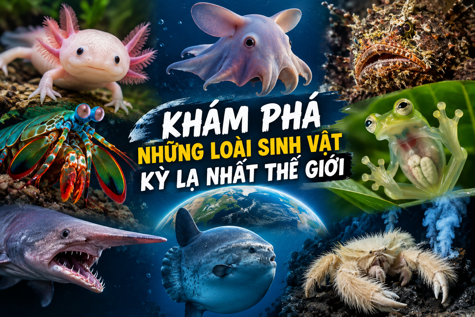 Khám Phá Những Loài Sinh Vật Kỳ Lạ Nhất Thế Giới
