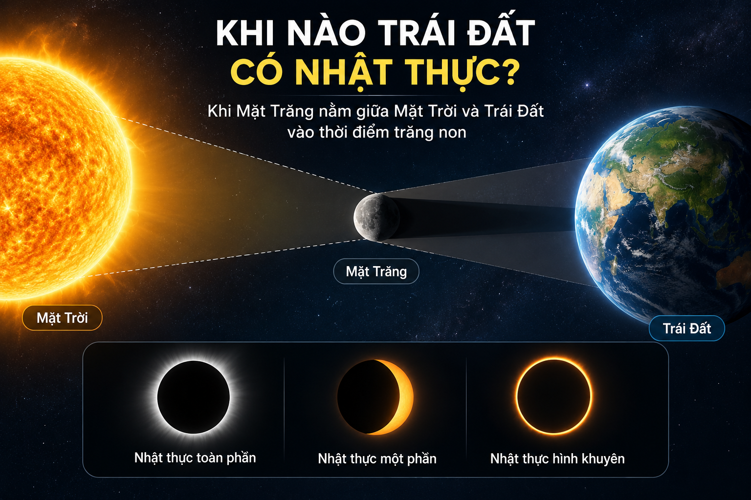 Khi Nào Trái Đất Có Nhật Thực?
