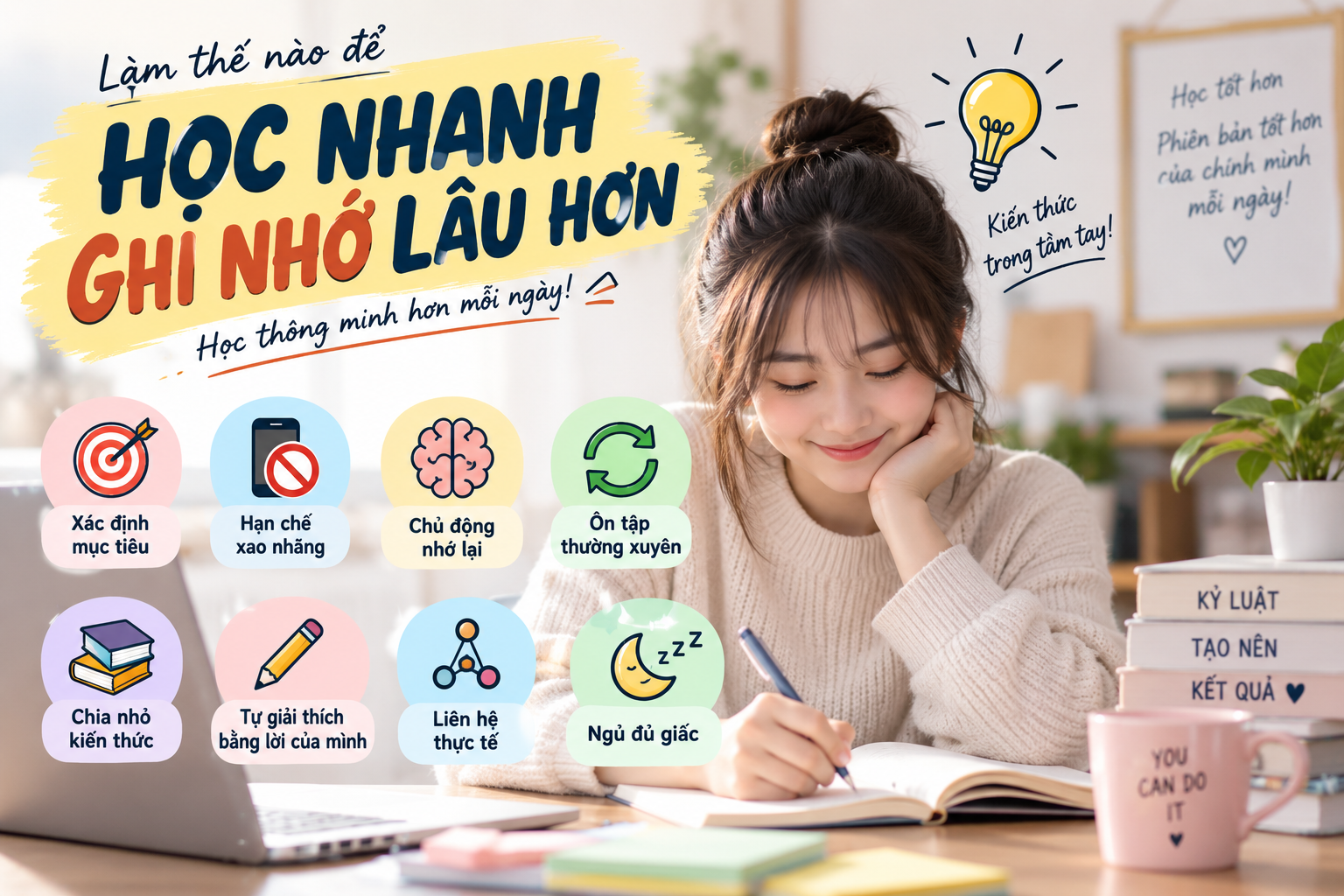 Làm Thế Nào Để Học Nhanh Và Ghi Nhớ Lâu Hơn?