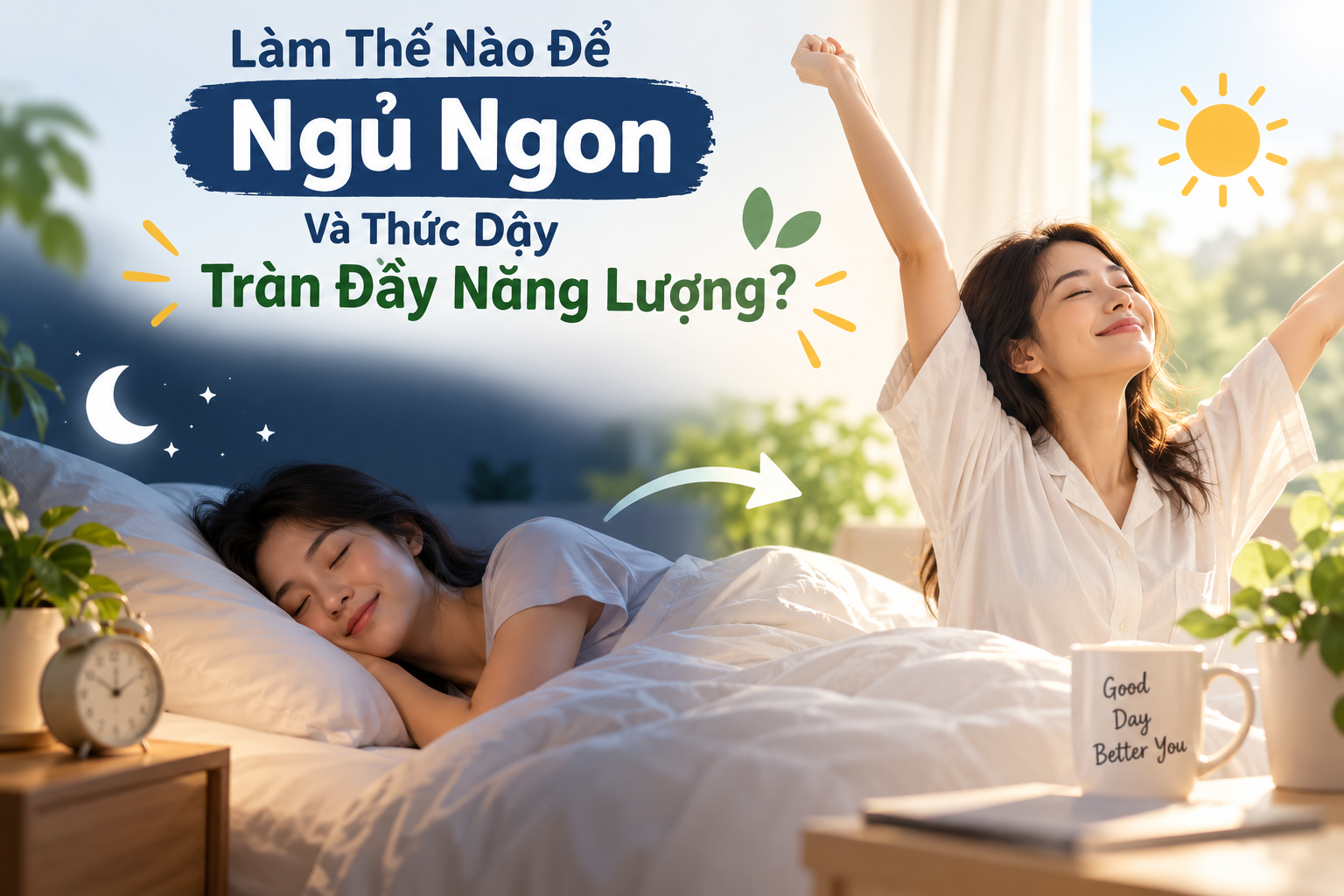 Làm Thế Nào Để Ngủ Ngon Và Thức Dậy Tràn Đầy Năng Lượng?