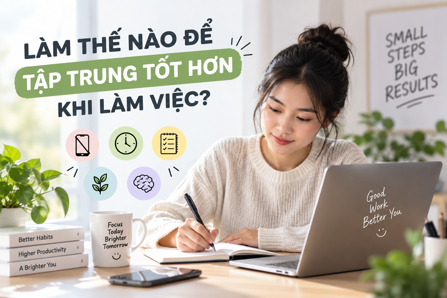 Làm Thế Nào Để Tập Trung Tốt Hơn Khi Làm Việc?