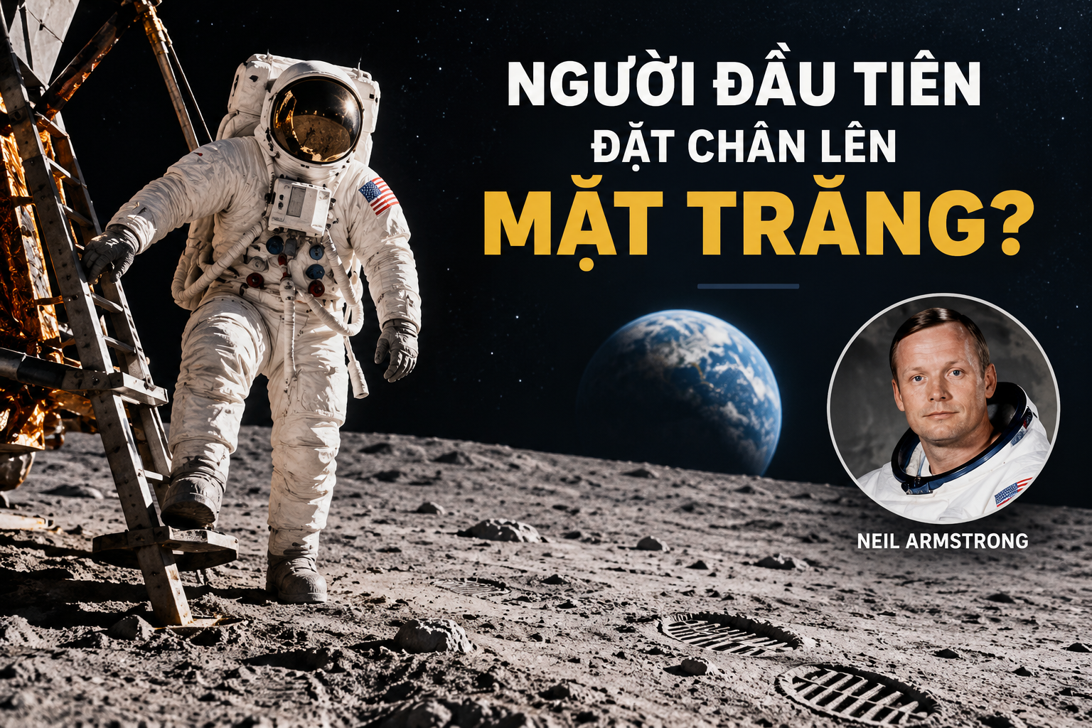 Ai Là Người Đầu Tiên Đặt Chân Lên Mặt Trăng?