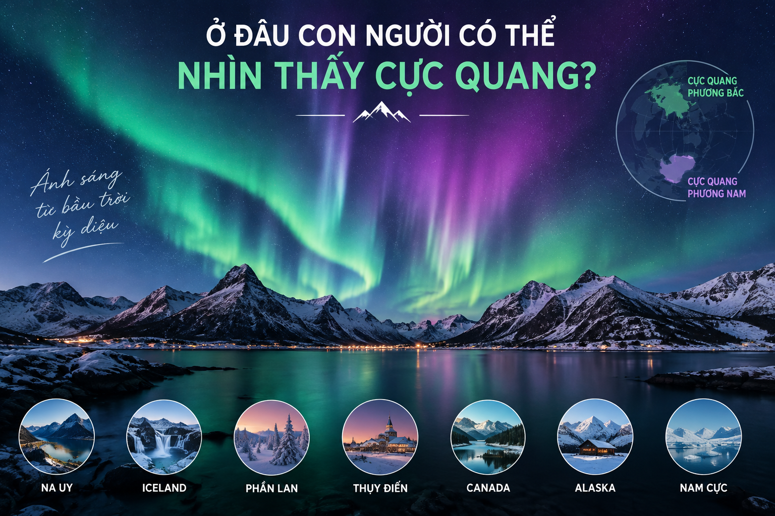 Ở Đâu Con Người Có Thể Nhìn Thấy Cực Quang?