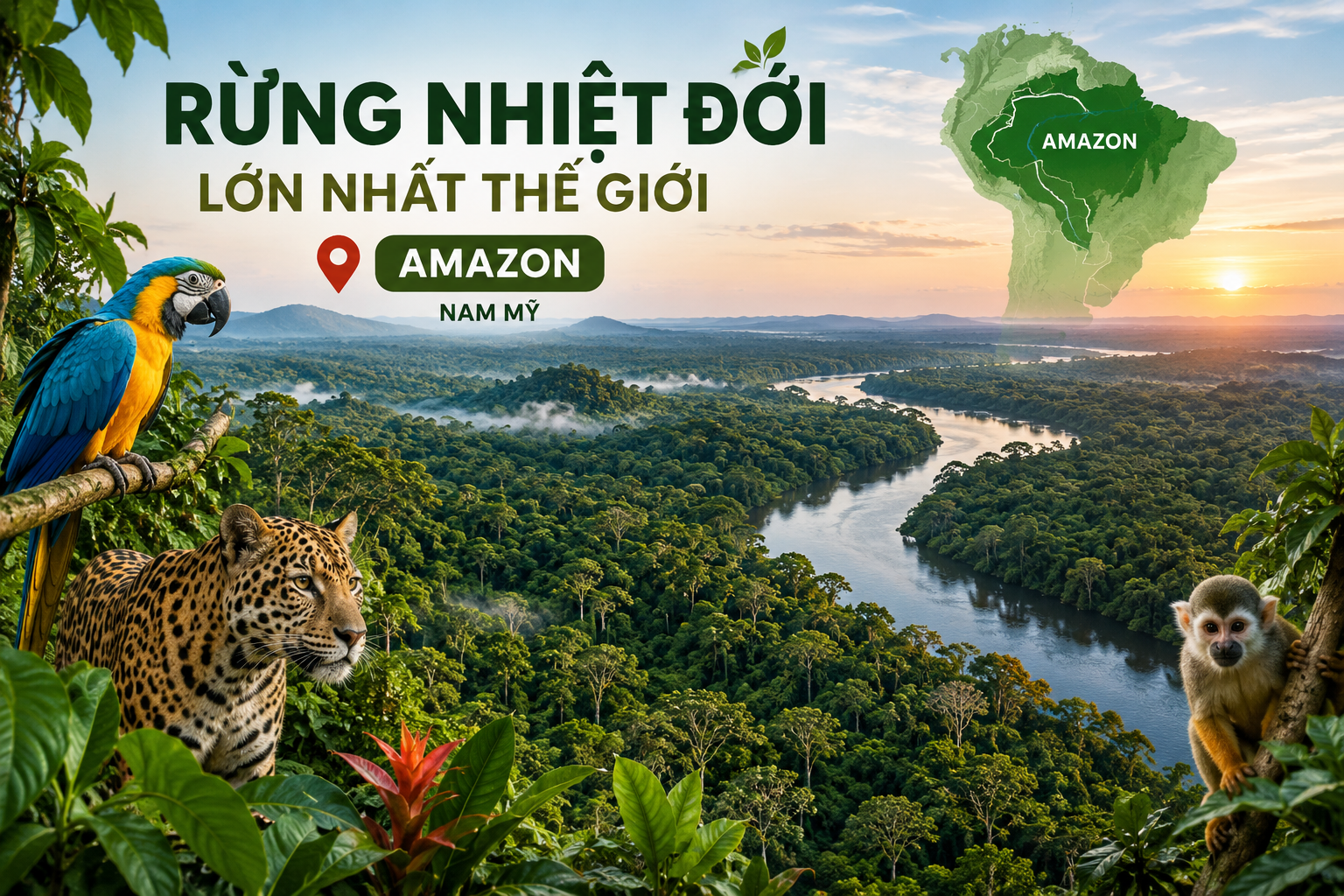 Ở Đâu Có Rừng Nhiệt Đới Lớn Nhất Thế Giới?