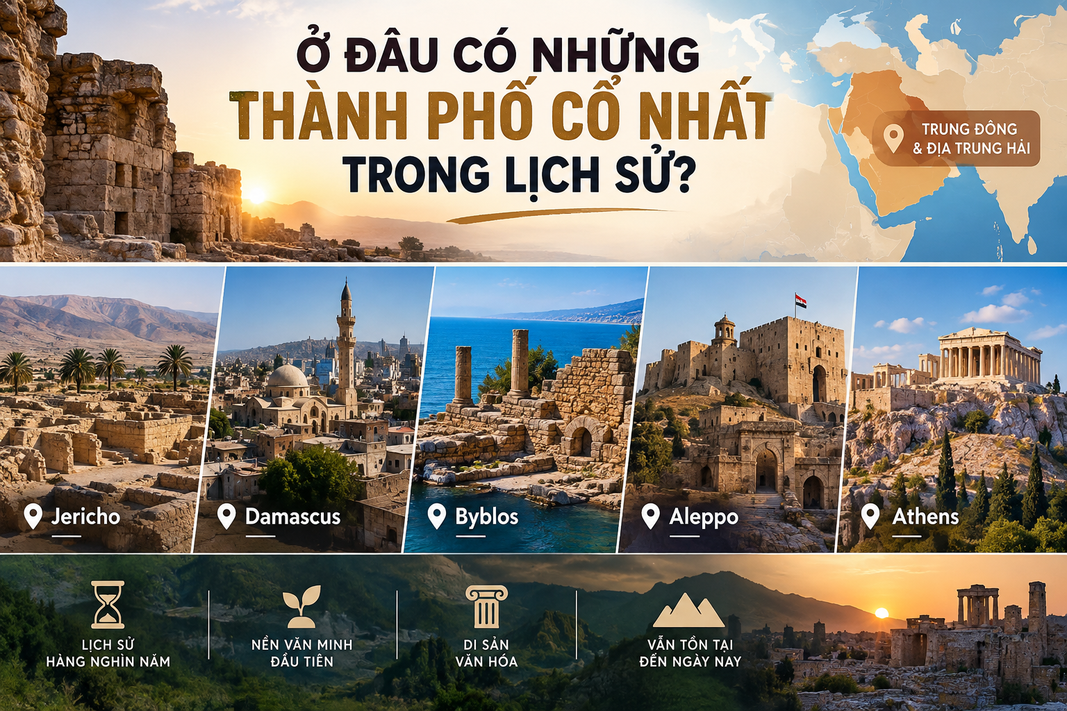 Ở Đâu Có Những Thành Phố Cổ Nhất Trong Lịch Sử?