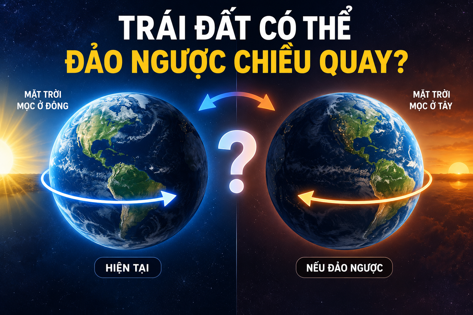 Có Thật Không? Trái Đất Có Thể Đảo Ngược Chiều Quay?