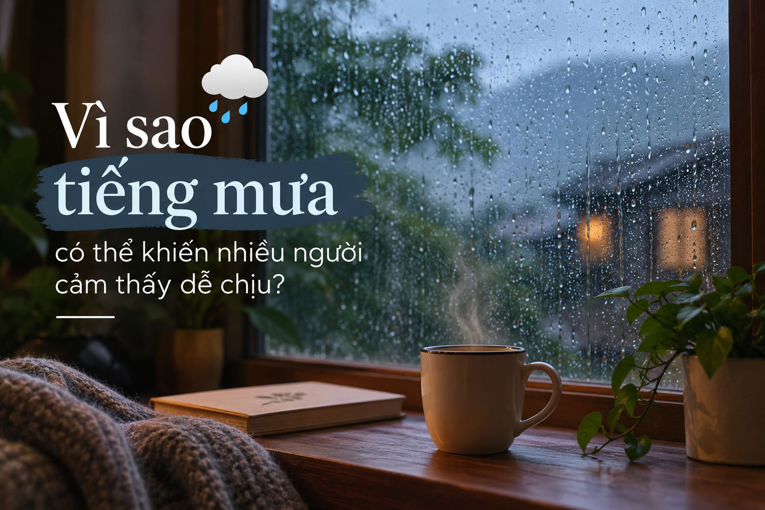Vì Sao Tiếng Mưa Có Thể Khiến Nhiều Người Cảm Thấy Dễ Chịu?